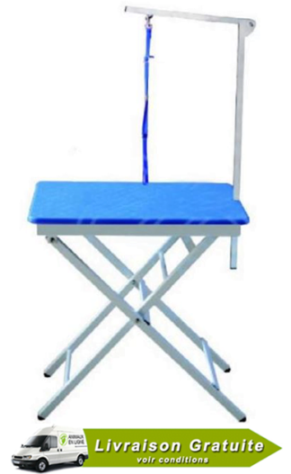 table pliante de toilettage